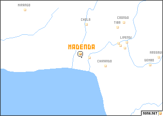 map of Madenda