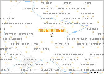 map of Madenhausen