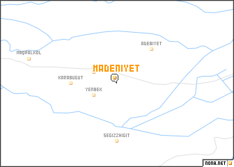 map of Madeniyët