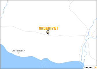 map of Madeniyet
