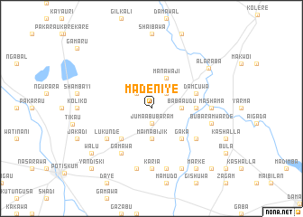 map of Madeniye