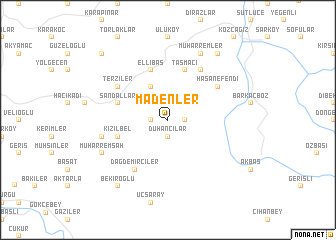 map of Madenler