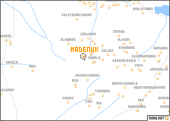 map of Ma‘denūk