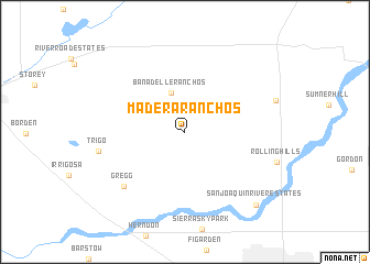 map of Madera Ranchos
