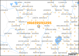 map of Maderas Negras