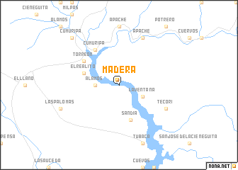 map of Madera