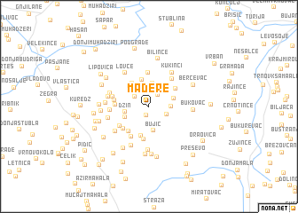 map of Mađere