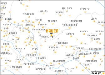 map of Mađer