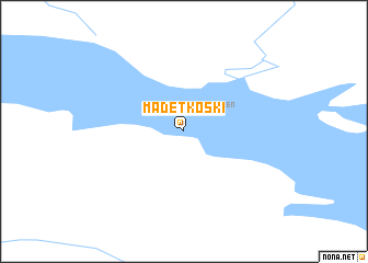 map of Madetkoski