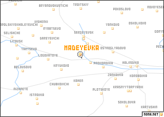 map of Madeyevka