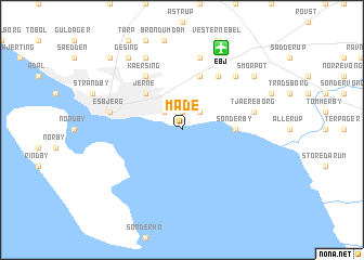 map of Måde