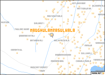 map of Mad Ghulam Rasūlwāla
