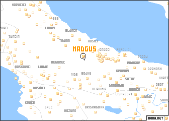 map of Madguš