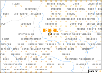 map of Mādhail