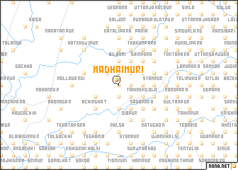 map of Mādhāimuri