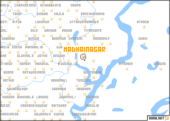 map of Mādhāi Nagar