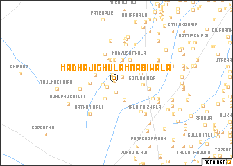 map of Mad Hāji Ghulām Nabiwāla