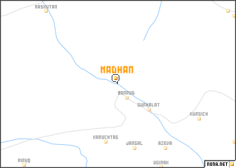 map of Madhān