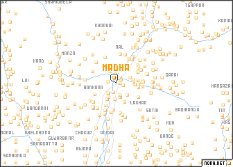 map of Madha