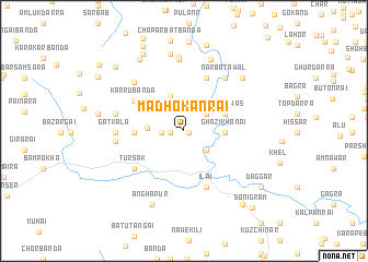 map of Madhokānrai