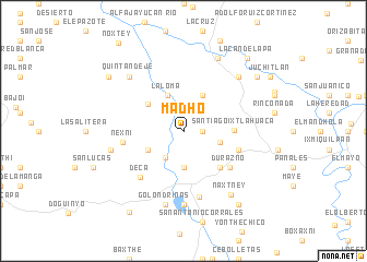 map of Madhó