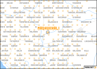 map of Madhukhāli