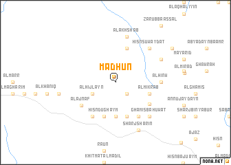 map of Madhūn