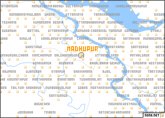 map of Madhupur