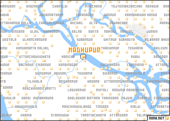 map of Madhupur