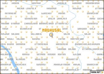 map of Mādhusāl