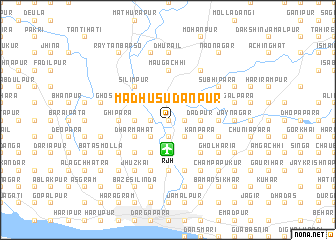 map of Madhusudanpur