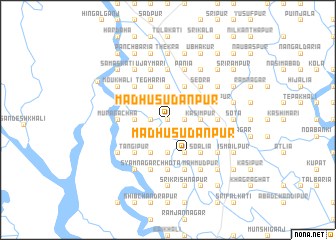 map of Madhusudanpur