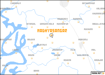 map of Madhya Sangar