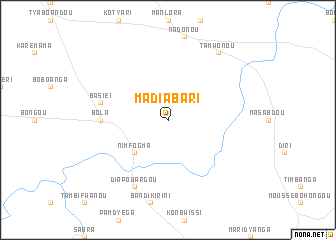 map of Madiabari