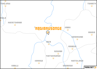 map of Madia-Musonge
