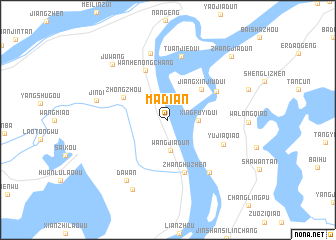 map of Madian