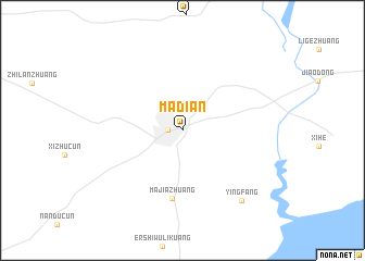 map of Madian