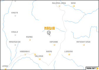 map of Madia