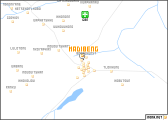 map of Madibeng