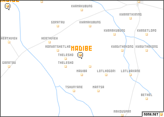 map of Madibe