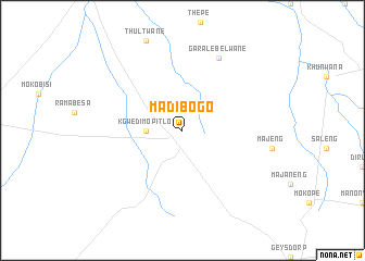 map of Madibogo