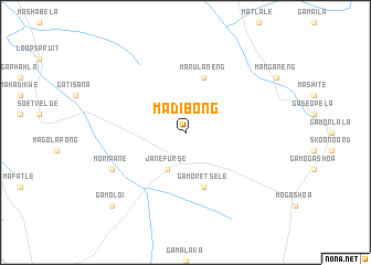 map of Madibong