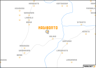 map of Madibonto