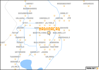 map of Madiina Cad