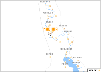 map of Madiina