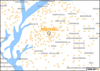 map of Mādi Khel