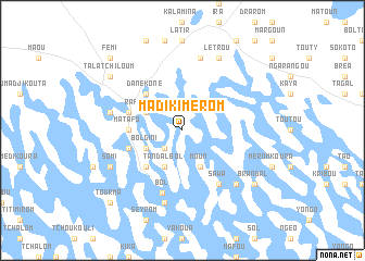 map of Madi Kimérom