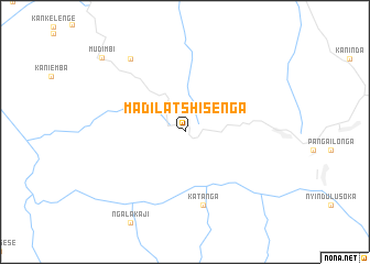 map of Madila Tshisenga