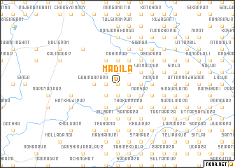 map of Mādila