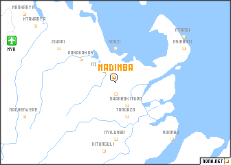 map of Madimba
